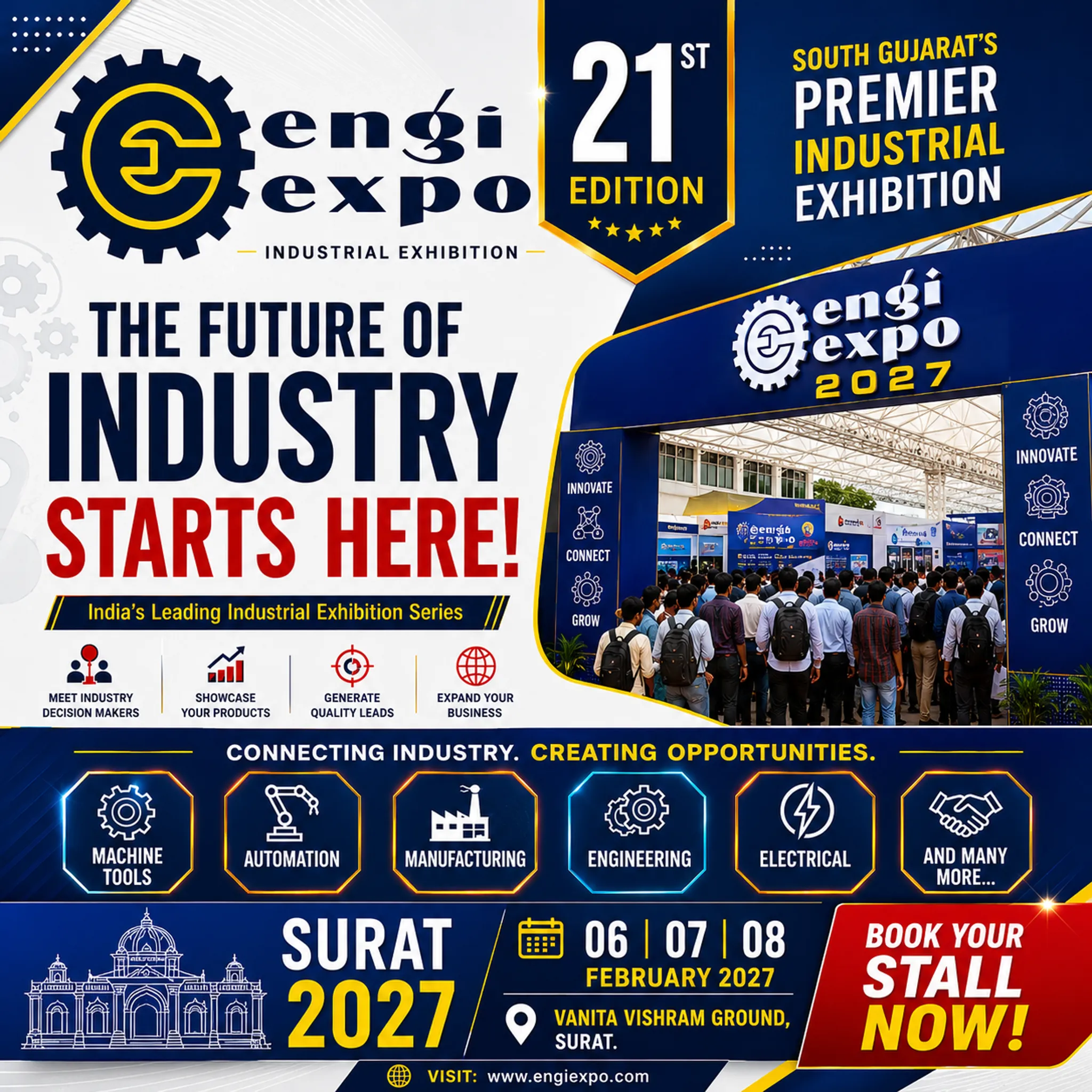 21ST ENGIEXPO INDUSTRIAL EXHIBITION IN SURAT 2027